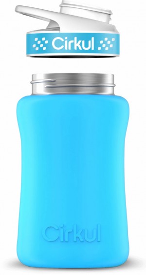 Cirkul 12oz Stainless Steel Bottle Matte Blue | M6FK78X0