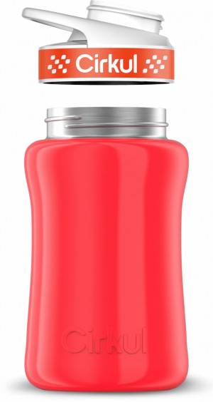 Cirkul 12oz Stainless Steel Bottle Red | 4B43AHSU