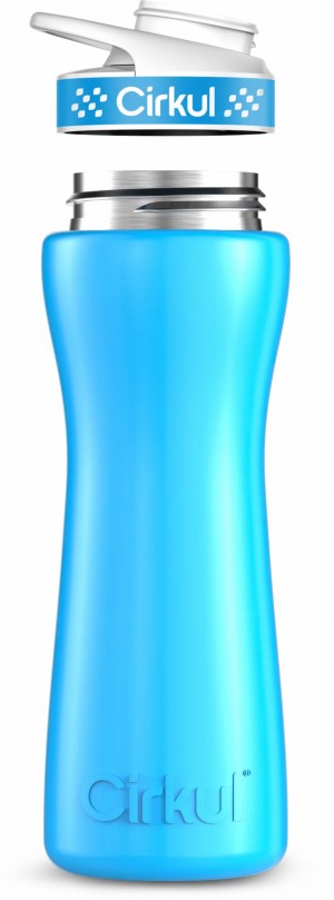 Cirkul 22oz Stainless Steel Bottle Blue | E9FCNAH8