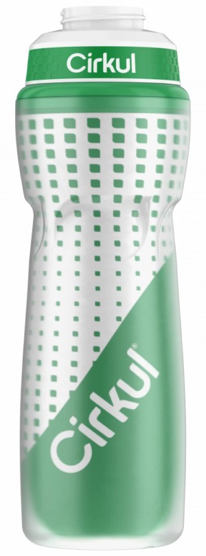 Cirkul 32oz Insulated Squeeze Bottle Green | 8ZCZGHIB