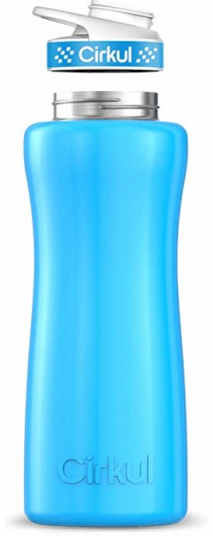 Cirkul 32oz Stainless Steel Bottle Blue | H6H1UPIG