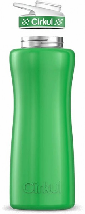 Cirkul 32oz Stainless Steel Bottle Green | DIAWAN6D