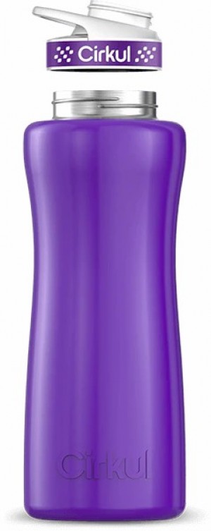 Cirkul 32oz Stainless Steel Bottle Purple | YVWAVFGR