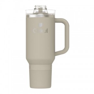 Cirkul 40oz All-Day StrawSip™ Tumbler Bottle Green Brown | OQZ2ZH77