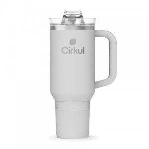 Cirkul 40oz All-Day StrawSip™ Tumbler Bottle Light Gray | 4Q6DAJJA