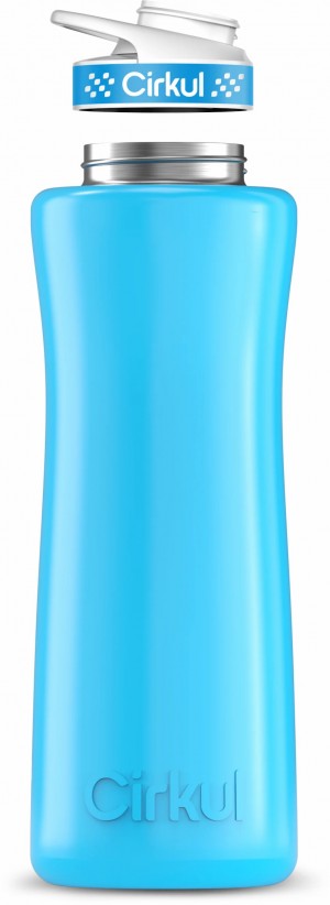 Cirkul 42oz Stainless Steel Bottle Blue | 8OMWJS1T