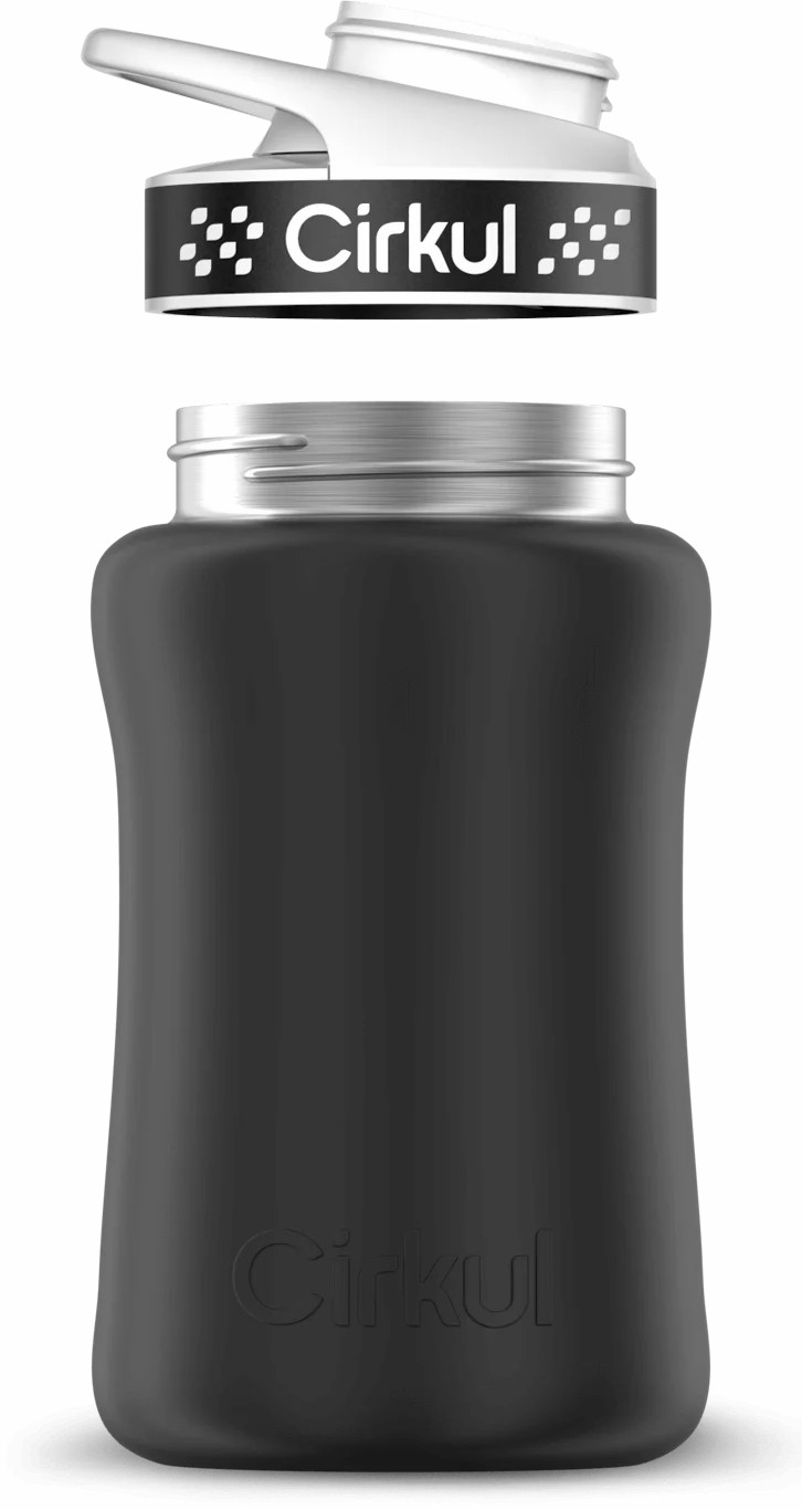 Cirkul 12oz Stainless Steel Bottle Matte Black | ORKIIDL9