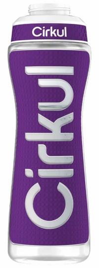 Cirkul 22oz Grip Squeeze Bottle Purple | 6ETEZEBD