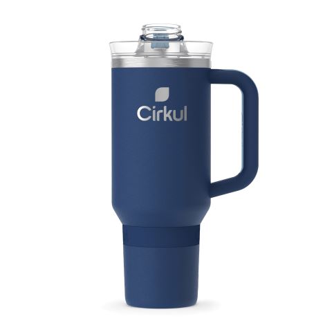 Cirkul 40oz All-Day StrawSip™ Tumbler Bottle Dark Blue | EXU4F36F