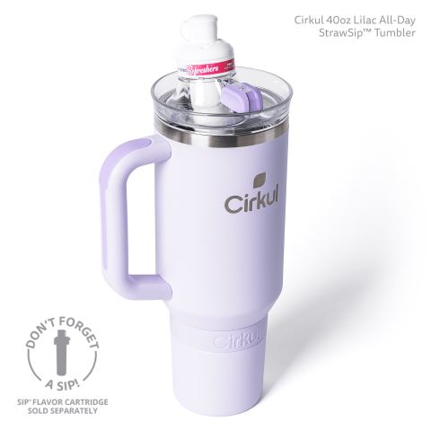 Cirkul 40oz All-Day StrawSip™ Tumbler Bottle Light Purple | 8DF6IWKE