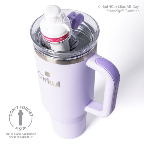 Cirkul 40oz All-Day StrawSip™ Tumbler Bottle Light Purple | 8DF6IWKE