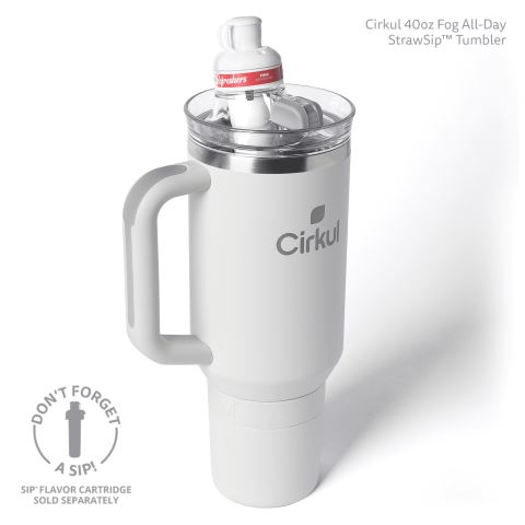 Cirkul 40oz All-Day StrawSip™ Tumbler Bottle Light Gray | 4Q6DAJJA