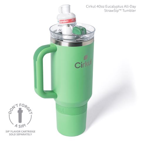 Cirkul 40oz All-Day StrawSip™ Tumbler Bottle Light Green | OCOTA0FX