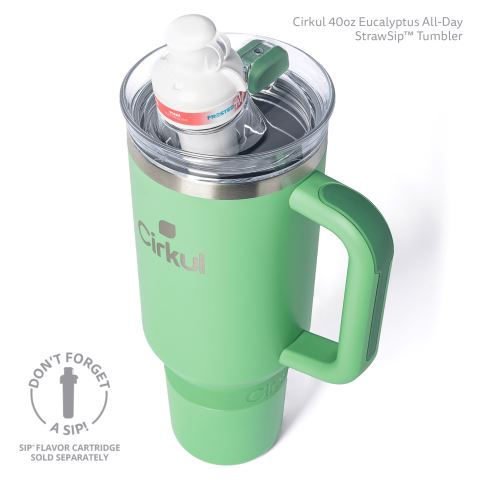 Cirkul 40oz All-Day StrawSip™ Tumbler Bottle Light Green | OCOTA0FX