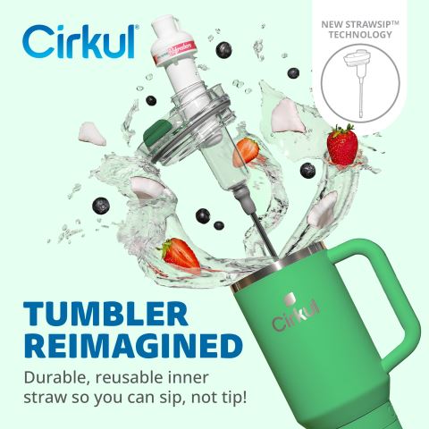 Cirkul 40oz All-Day StrawSip™ Tumbler Bottle Light Green | OCOTA0FX