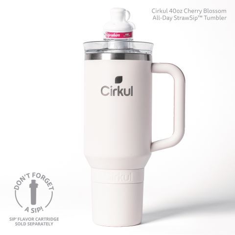 Cirkul 40oz All-Day StrawSip™ Tumbler Bottle Light Pink | 69T4EG22