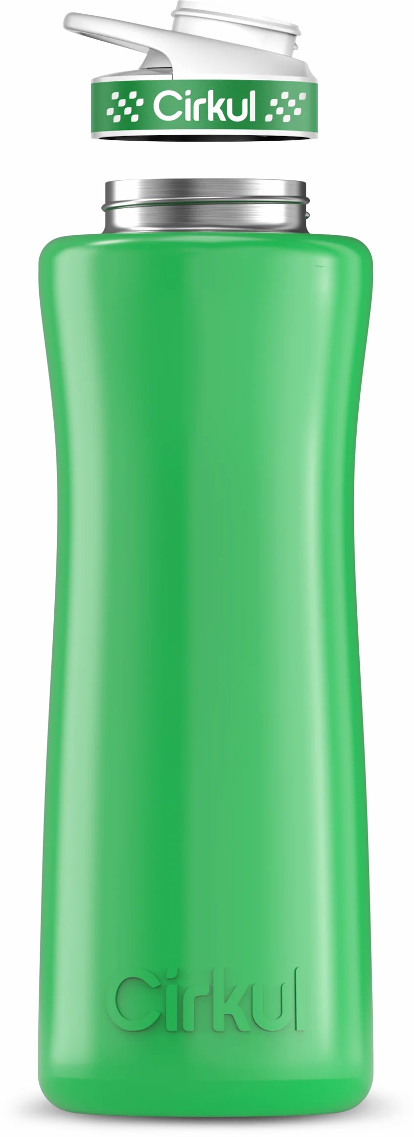 Cirkul 42oz Stainless Steel Bottle Green | KM0ERMIY