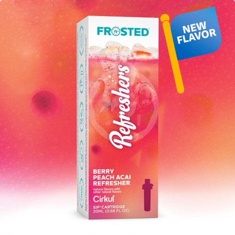 Cirkul Berry Peach Acai Refresher Frosted Refreshers Flavors | 4CU30RVS