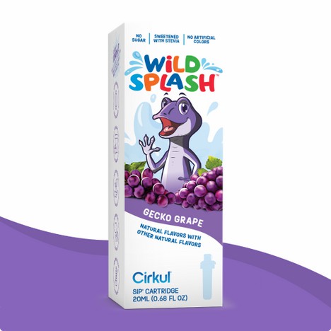 Cirkul Gecko Grape Wild Splash Flavors | UG8KOYNA