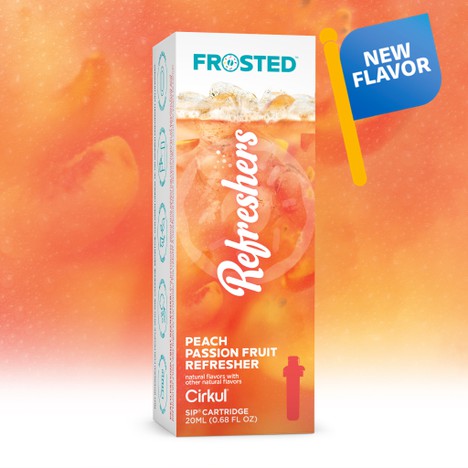 Cirkul Peach Passion Fruit Refresher Frosted Refreshers Flavors | 9X67AXAH