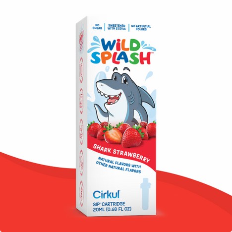 Cirkul Shark Strawberry Wild Splash Flavors | 6PE5QXHZ